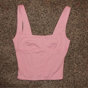 edikted pink corset top